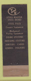 Matchbook Cover - Wyoming Stationery Supply Yawman Office Furniture Casper WY