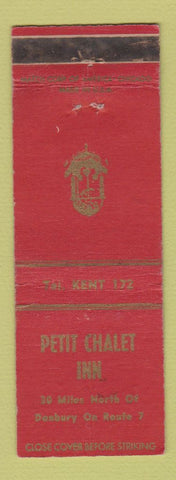 Matchbook Cover - Petit Chalet Inn Danbury CT