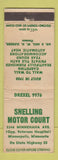 Matchbook Cover - Snelling Motor Court Minneapolis MN WEAR