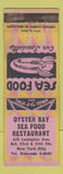 Matchbook Cover - Oyster Bay Seafood Restaurant New York City