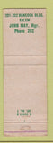 Matchbook Cover - Limerick Finance Loans