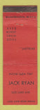 Matchbook Cover - Jack Ryan Restaurant WEAR