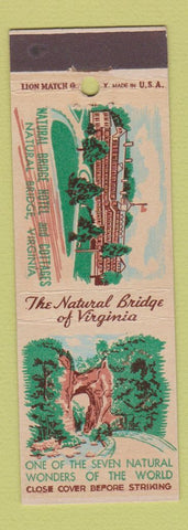 Matchbook Cover - Natural Bridge VA Hotel