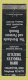 Matchbook Cover - Citizens National Bank Chillicothe OH WEAR