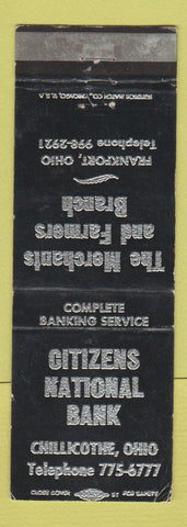 Matchbook Cover - Citizens National Bank Chillicothe OH WEAR