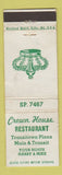 Matchbook Cover - Crown House Restaurant WORN