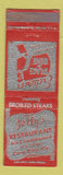 Matchbook Cover - Jolly's Restaurant Cave City KY