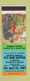 Matchbook Cover - PTA Ham Supper Newville PA 1967