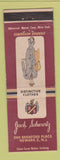 Matchbook Cover - Jack Schwartz Men's Clothes Newark NJ