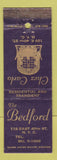 Matchbook Cover - The Bedford Chez Carlo New York City