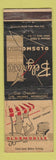 Matchbook Cover - Belgrave Motors Oldsmobile Great Neck LI NY WORN