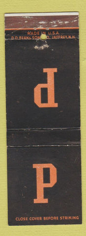 Matchbook Cover - Princeton? DD Bean WEAR