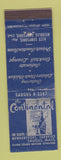 Matchbook Cover - The Continental Saugus MA