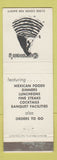 Matchbook Cover - Carmen's Mexican Food Modesto Stockton CA WEAR