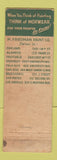 Matchbook Cover - Morwear Paint M Friedman Oakland Alameda CA