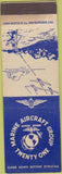Matchbook Cover - Marine Aricraft Group Twenty One