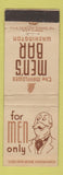 Matchbook Cover - Men's Bar Mayflower Hotel Washington DC WEAR