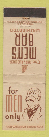 Matchbook Cover - Men's Bar Mayflower Hotel Washington DC WEAR