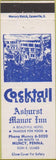 Matchbook Cover - Ashurst Manor Inn Muncy PA