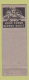 Matchbook Cover - Bowser's Tavern Pittsburgh PA pinup WEAR