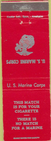 Matchbook Cover - US Marine Corps