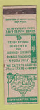 Matchbook Cover - Silver Maple Cafe Sherman Oaks CA WEAR