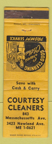Matchbook Cover - Courtesy Cleaners Indianapolis? IN WEAR