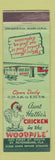 Matchbook Cover - Aunt Hattie's Chicken in the Woodpile St Petersburg FL WEAR