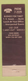 Matchbook Cover - Aunt Hattie's Chicken in the Woodpile St Petersburg FL WEAR