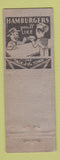 Matchbook Cover - Henry's Chili Burg Lounge Fillmore CA WORN