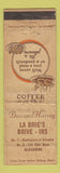 Matchbook Cover - La Brie's Drive Ins Alhambra CA POOR