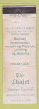 Matchbook Cover - The Chalet Brodhead WI WEAR