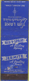 Matchbook Cover - Tim Lake Labs Des Moines IA WEAR