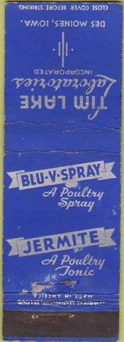 Matchbook Cover - Tim Lake Labs Des Moines IA WEAR