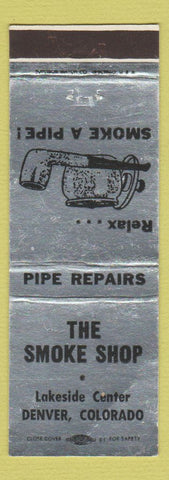 Matchbook Cover - The Smoke Shop Denver Colorado Lakeside