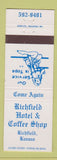 Matchbook Cover - Richfield Hotel Coffee Shop KS girlie