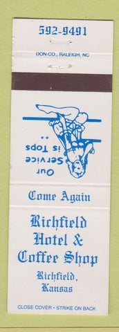 Matchbook Cover - Richfield Hotel Coffee Shop KS girlie