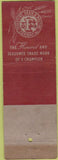 Matchbook Cover - Grain Malting Co Milwaukee WI