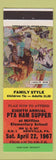 Matchbook Cover - PTA Ham Supper Newville PA 1967