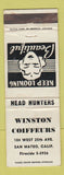 Matchbook Cover - Winston Coiffeurs Salon San Mateo CA WEAR