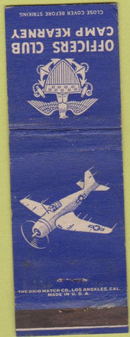 Matchbook Cover - Officers Club Camp Kearney