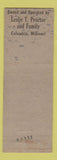 Matchbook Cover - All States Village motel Columbia MO
