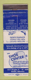 Matchbook Cover - Shoe Center Store Omaha NE WEAR