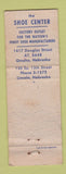 Matchbook Cover - Shoe Center Store Omaha NE WEAR