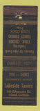 Matchbook Cover - Lakeside Tavern Island Cottage Rochester NY WEAR