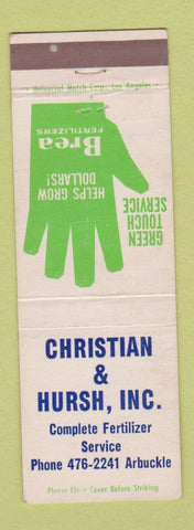 Matchbook Cover - Christian and Hursh Fertilizer