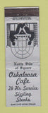 Matchbook Cover - Oskaloosa Cafe WEAR