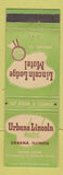 Matchbook Cover - Urbana Lincoln Hotel Urbana IL