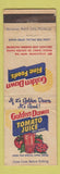 Matchbook Cover - Golden Dawn Tomato Juice WEAR