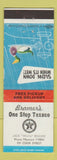 Matchbook Cover - Bramer's Texaco oil gas